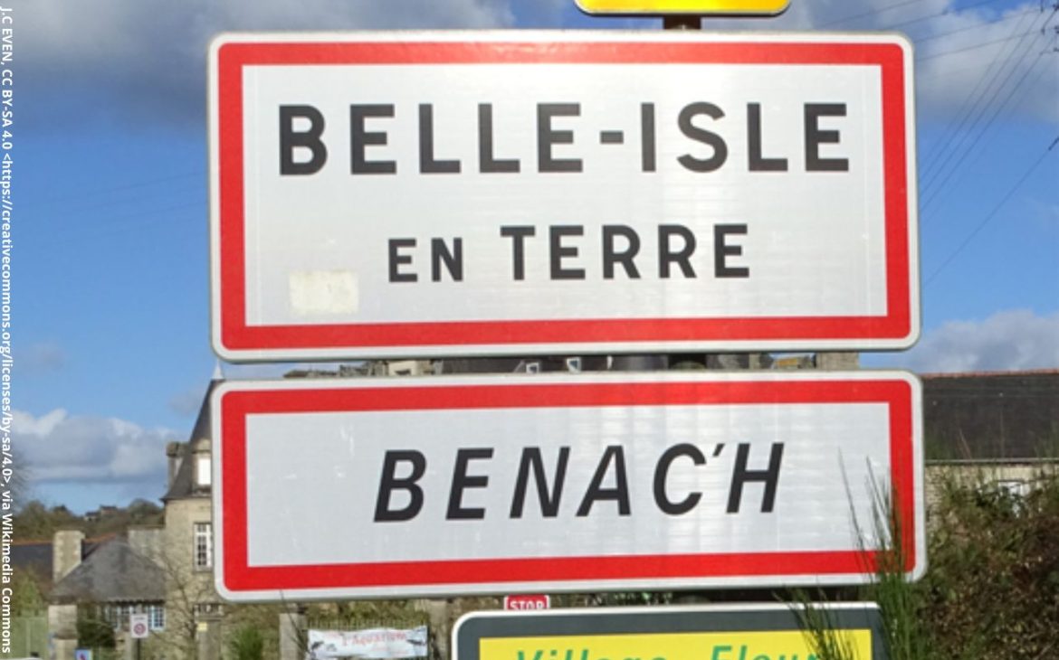 Belle-Isle-en-Terre panneau